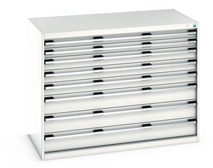 Bott Drawer Cabinets 1300 x 650 for your Workshop or Lab Cubio 8 Drawer Cabinet 1300W x 650D x 1000H